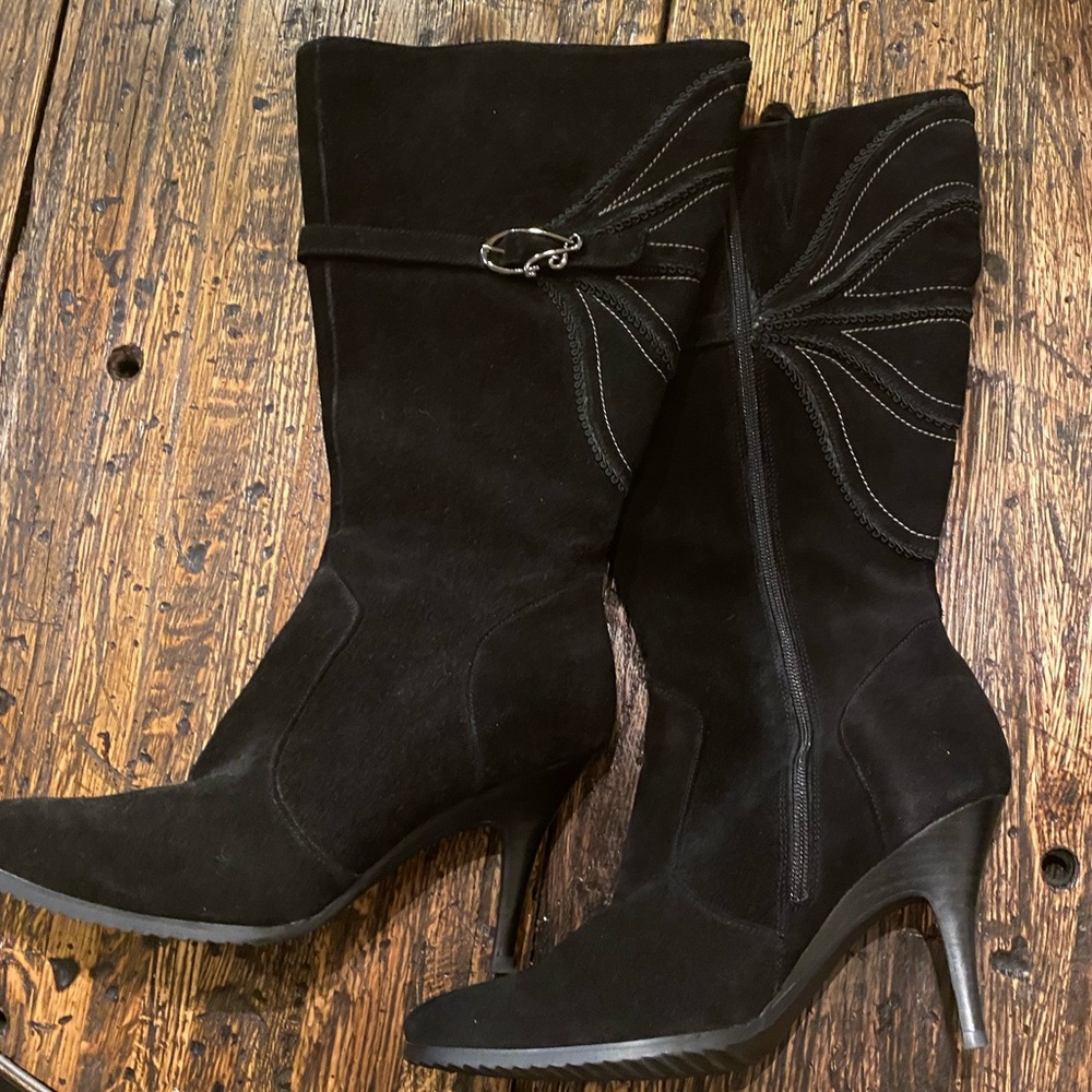 EUC Fitzwell Extra Wide Calf Boots (9)